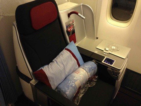 Austrian Airlines Business Class Seat