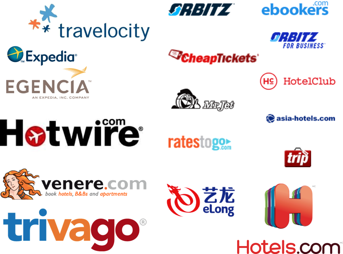 do you know which travel websites expedia + priceline also own
