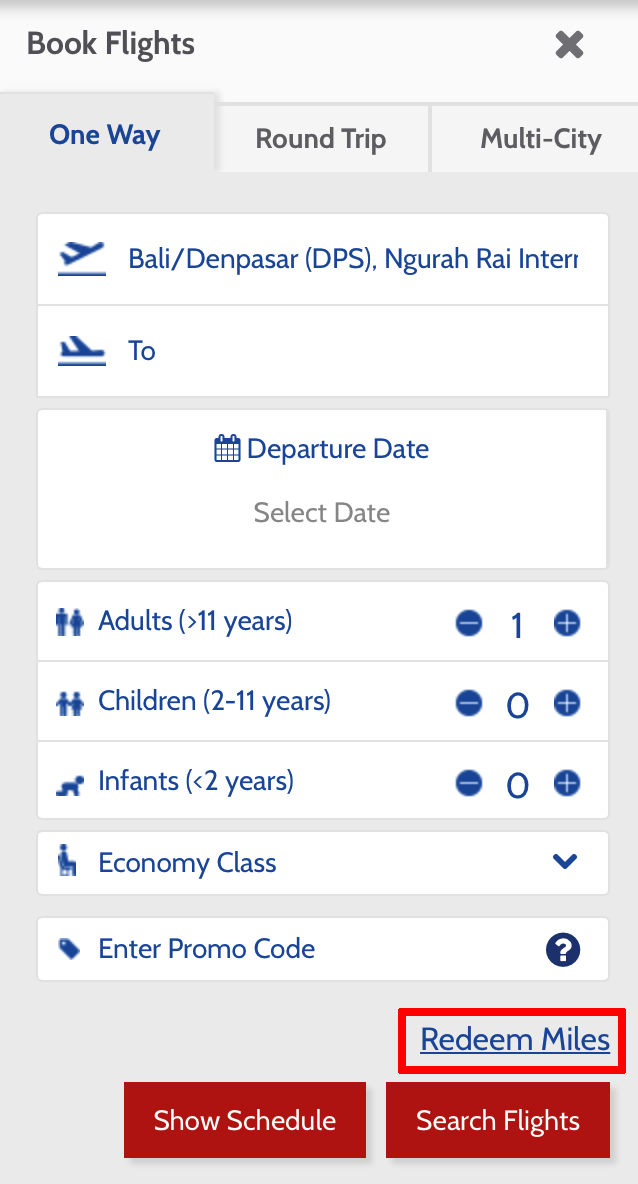 Garuda Indonesia Will Now Let You Redeem Miles Online