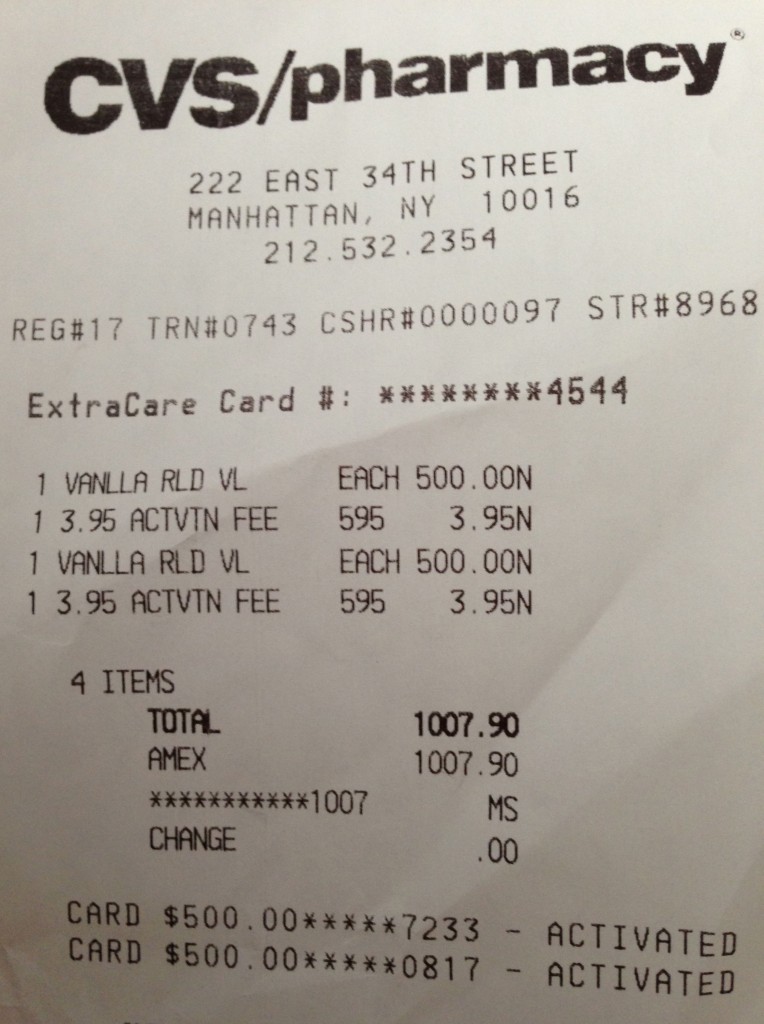 a receipt with numbers and numbers