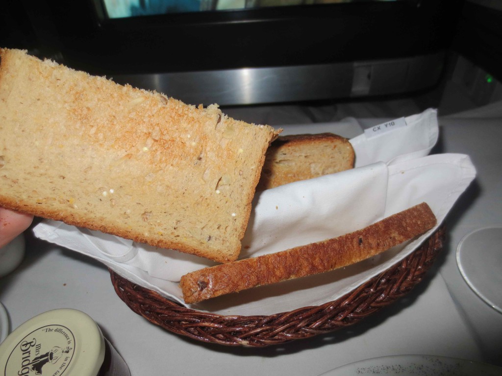 a basket of bread and a napkin