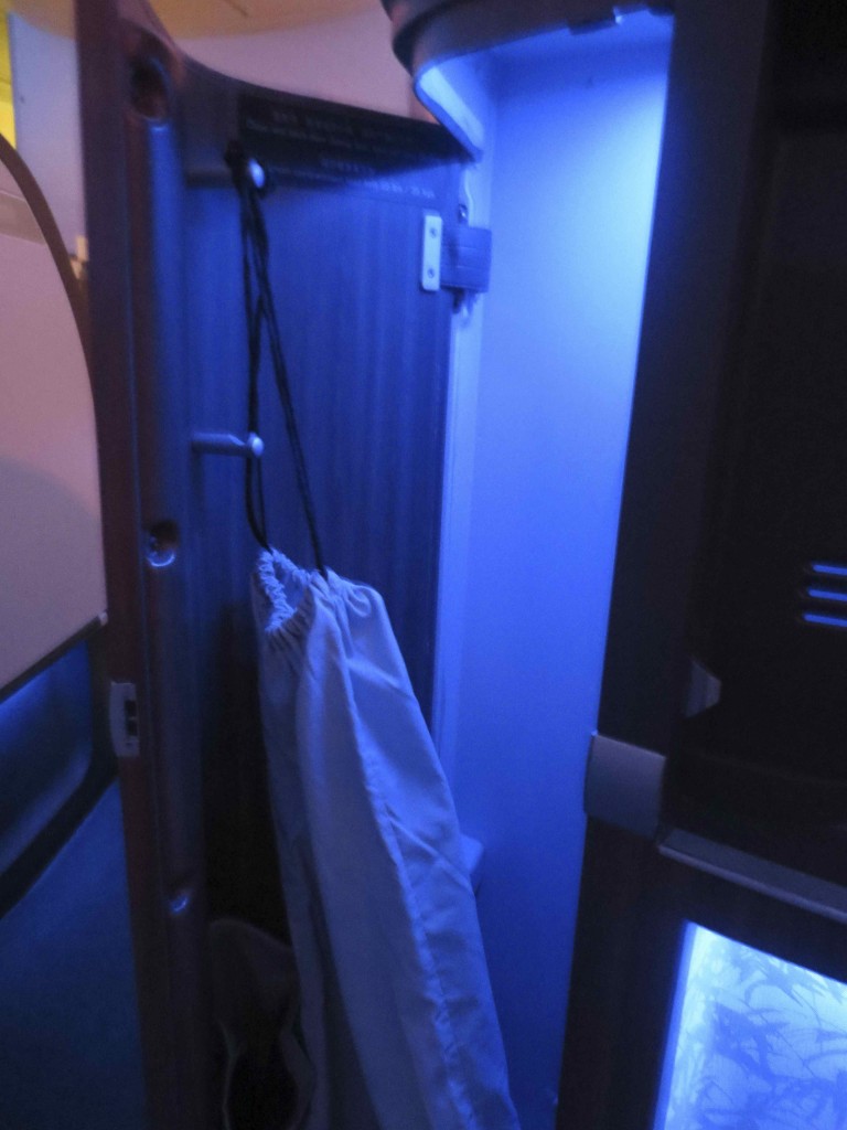 a bag on a door