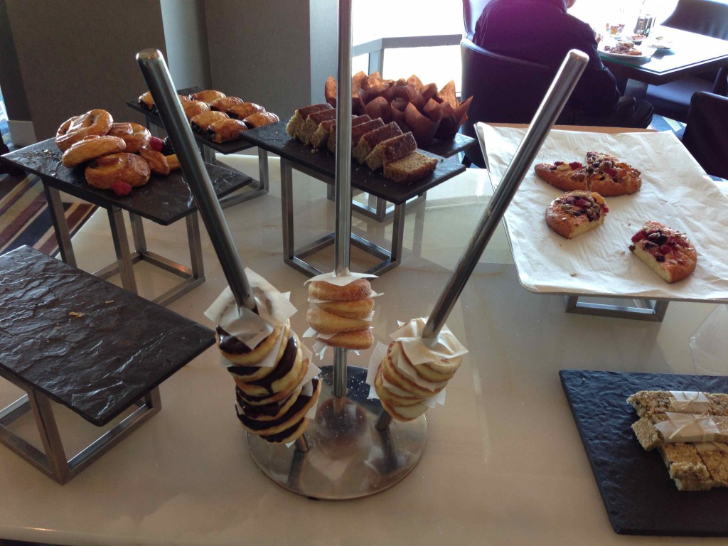 a group of pastries on a table