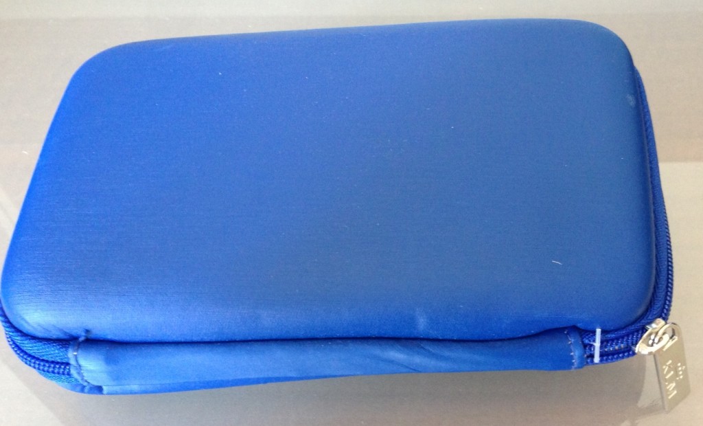 a blue fabric on a table