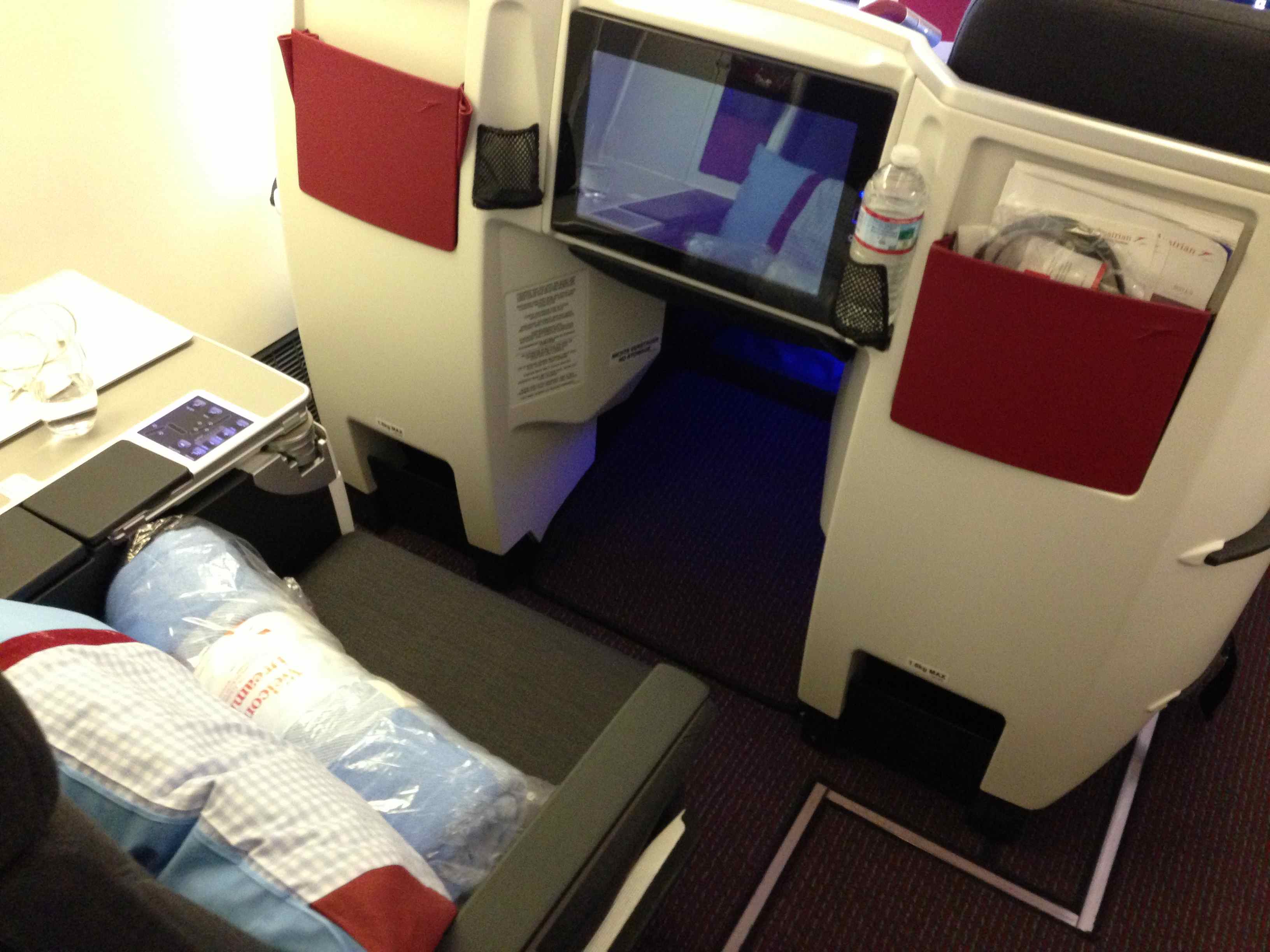 Austrian Airlines around-the-world ticket ANA business class