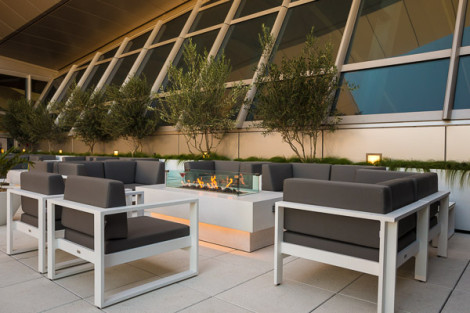Star Alliance LAX lounge – roof terrace