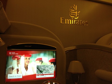 Emirates First Class DXB - Malé (MLE) B777-200LR12