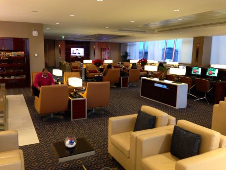 Emirates Lounge Milan MXP17