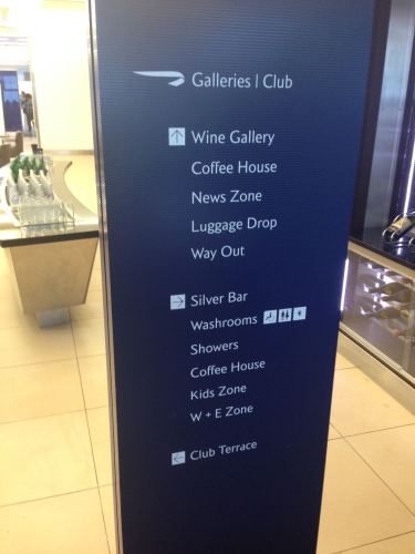 British Airways Galleries Club Lounge LHR Terminal 5A09