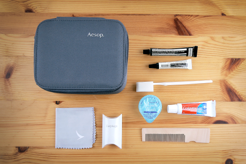 Cathay Pacific New First Class Amenity Kit