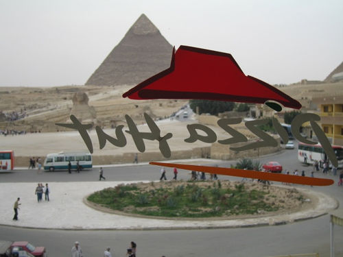 Giza Pyramids Pizza Hut