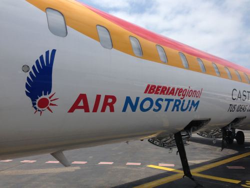 Iberia Air Nostrum NCE-MAD CRJ 100009