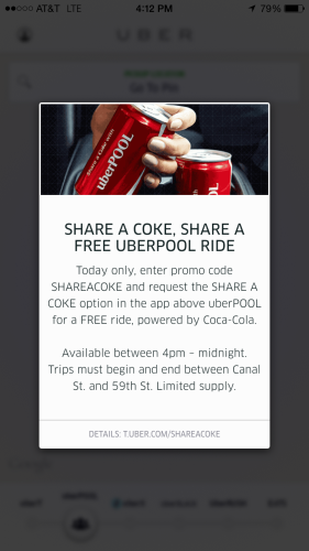 UberPool Share A Ride