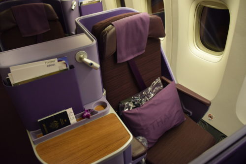 Thai Airways Business Class seat