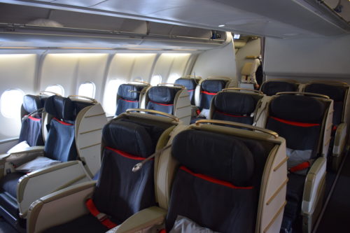 Turkish Airlines Business Class seat