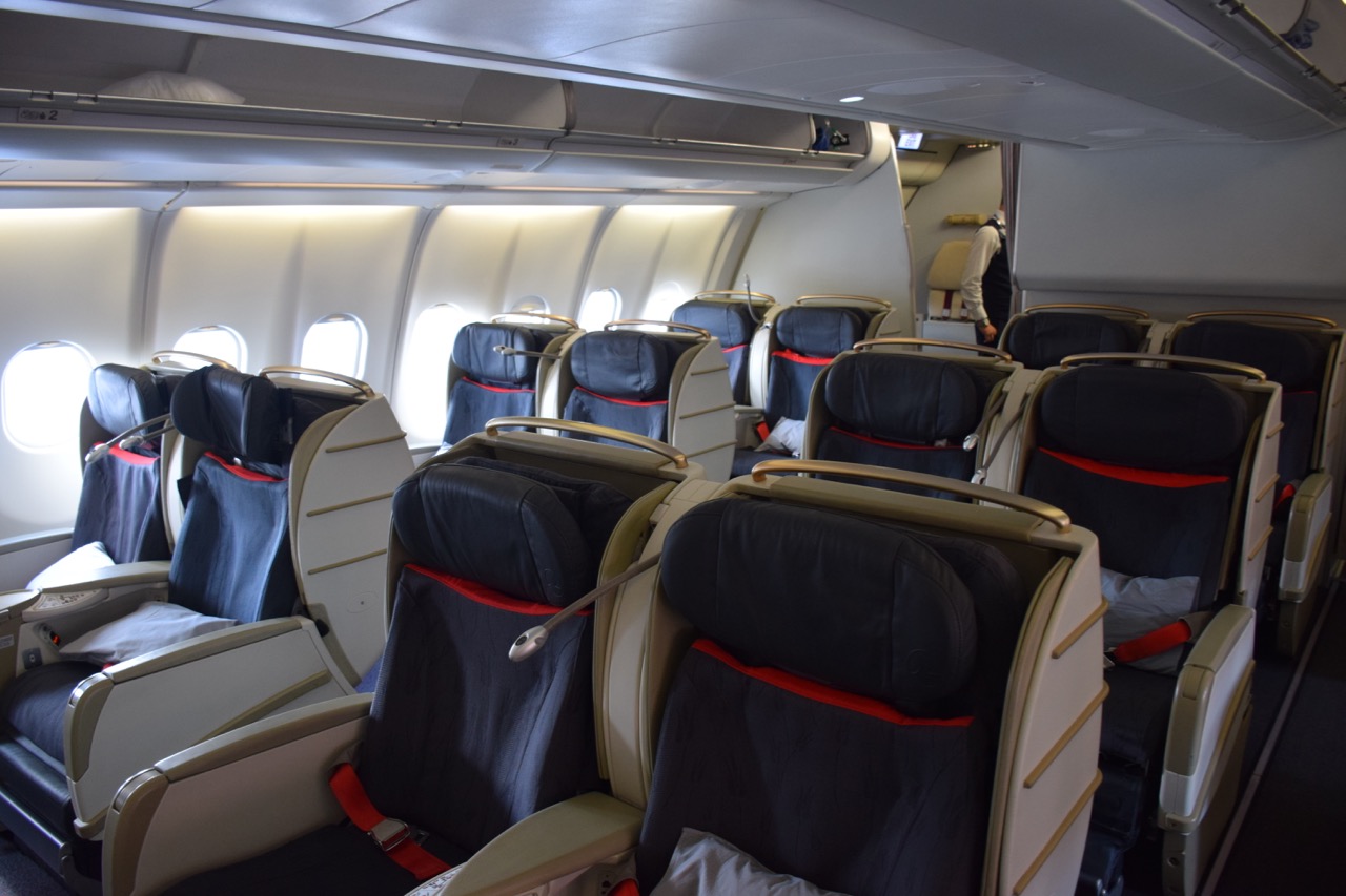 Turkish Airlines A330-200 Business Class Cabin