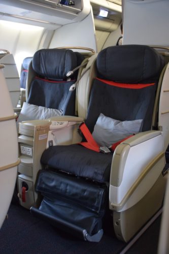 Turkish Airlines "Old" Business Class Seat