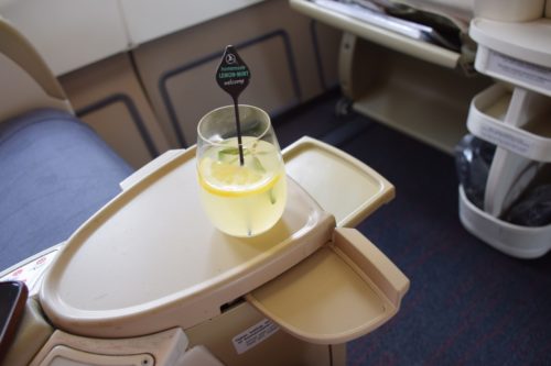 Turkish Airlines "Old" Business Class - Cocktail Tables