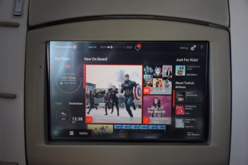 Turkish Airlines "Old" Business Class - In-flight Entertainment