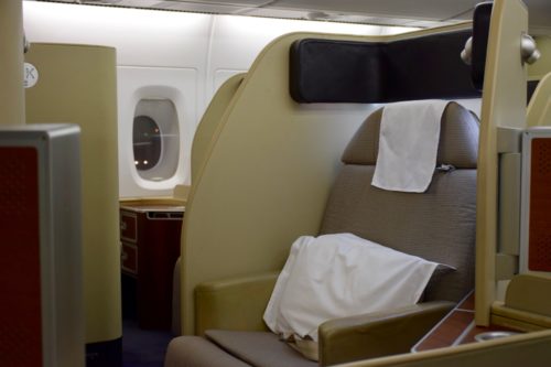 Qantas First Class A380 Seat