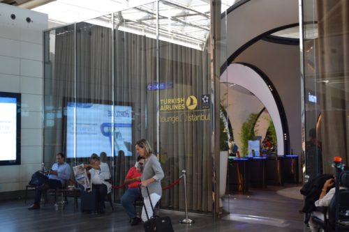 Turkish Airlines Lounge - Entrance