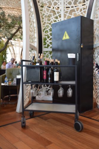Turkish Airlines CIP Lounge - Wine Cart