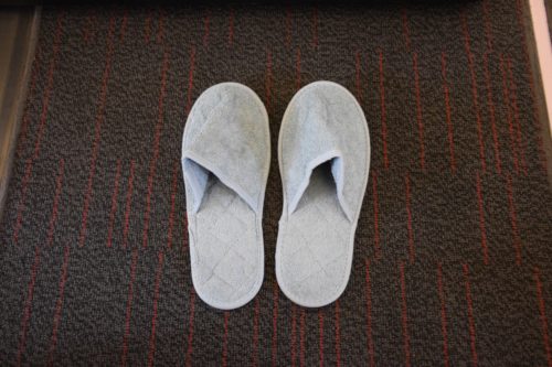 Turkish Airlines Business Class A330 - Slippers