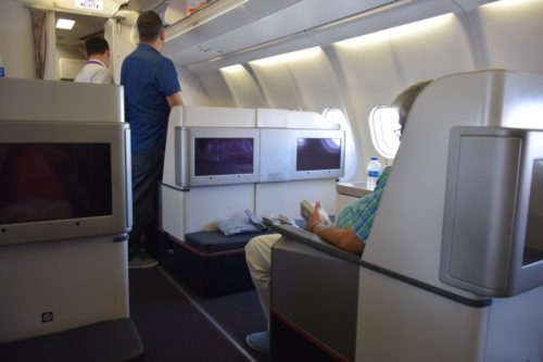 Turkish Airlines Business Class A330 - Cabin