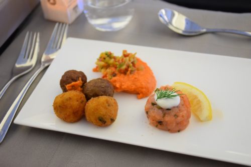 Turkish Airlines Business Class A330 - Appetizers