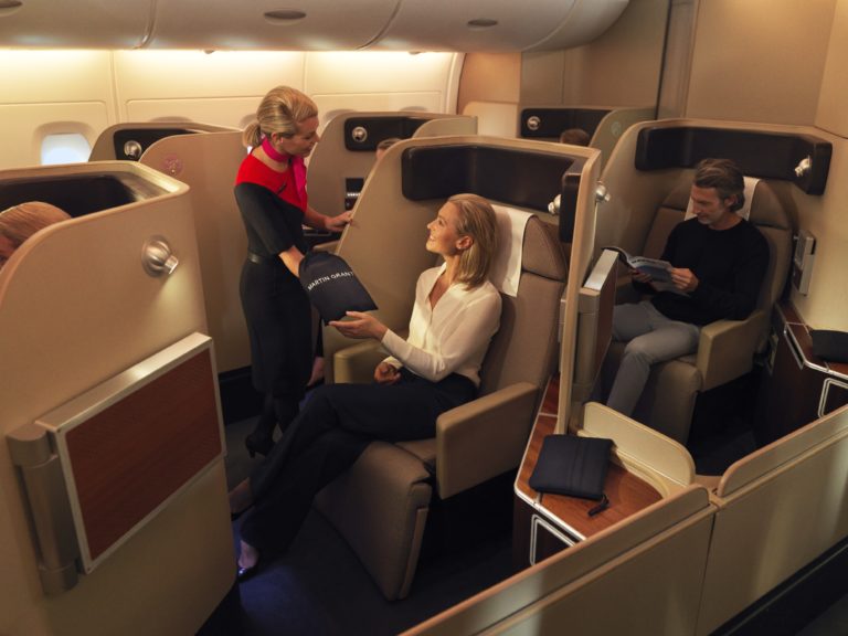 New Pajamas and Amenity Kits for Qantas First Class!