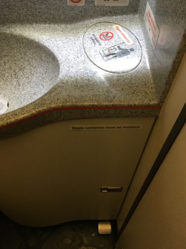 Turkish Airlines Business Class A330 - Bathroom