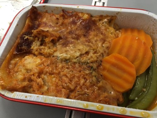 AirAsia Chiang Mai to Bangkok - Chicken Lasagna