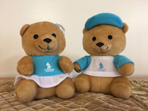 Singapore Airlines Teddy Bears