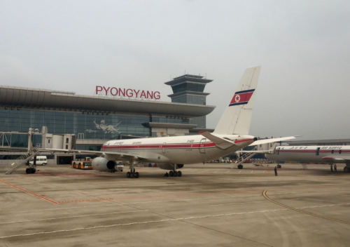 Koryo aircraft parked at Pyongyang Airport
