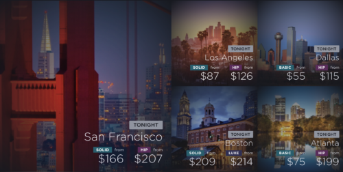 HotelTonight allows you to make last-minute bookings in selected cities