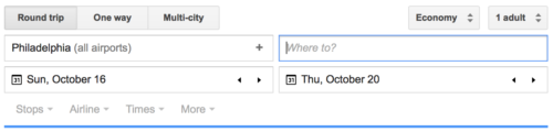 Use Google Flights like you would use an online travel agency