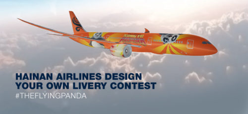 kung fu panda hainan airlines design contest livery