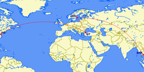 United allows routing from Asia to US through Europe