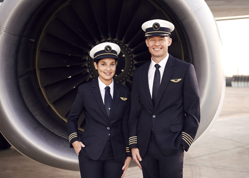 Qantas new pilot uniforms. Source: Qantas
