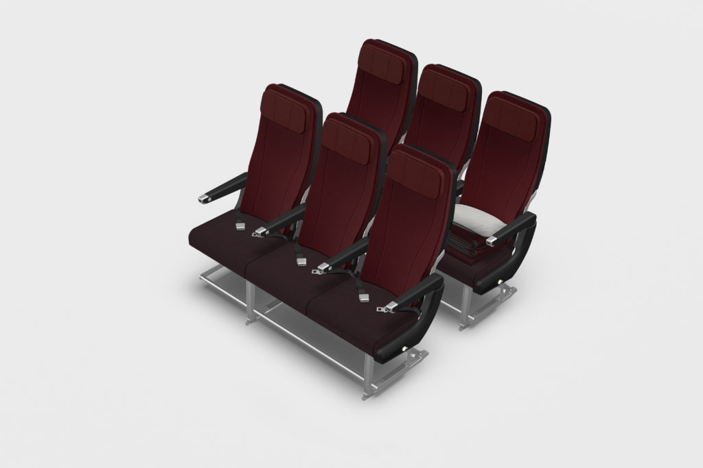 Qantas 787 Economy Class Seats. Source: Qantas