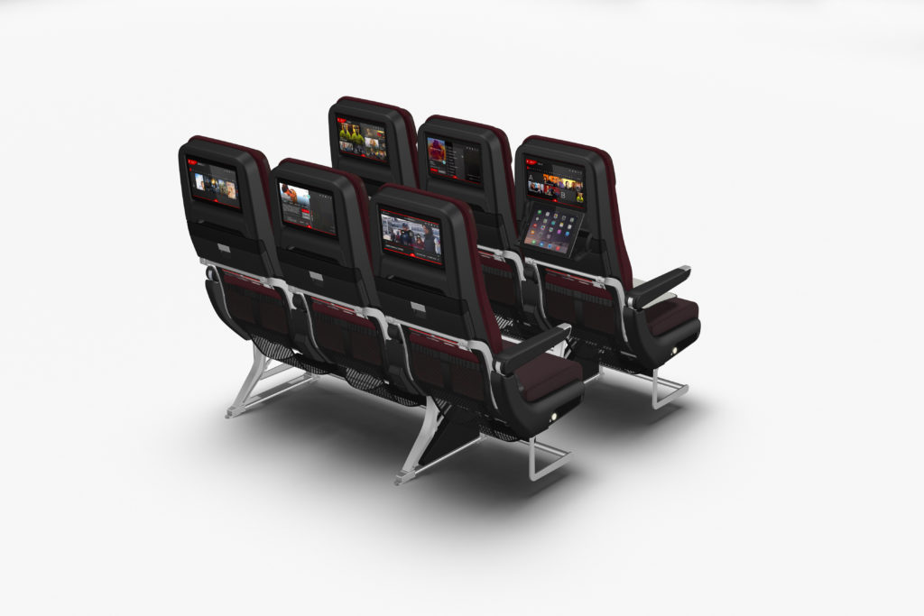 Qantas 787 Economy Class Seats. Source: Qantas