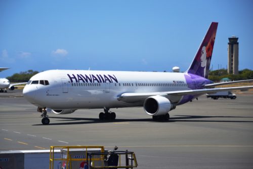 A Hawaiian Airlines 767. Photo by Simon_sees, used with permission.