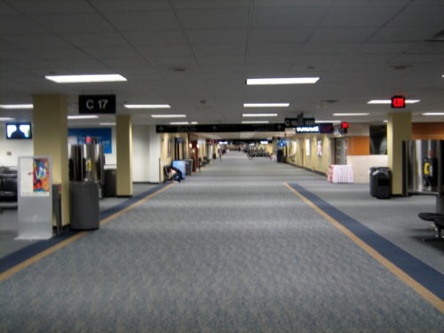 Washington Dulles Concourse C, part of where United operates. Photo by TheAirIsBetter, used with permission.