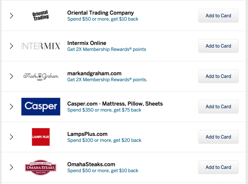 A Guide to Amex Offers Double Dip w/ Stackable Offers from Your American Express Card
