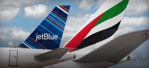 Emirates partners with JetBlue