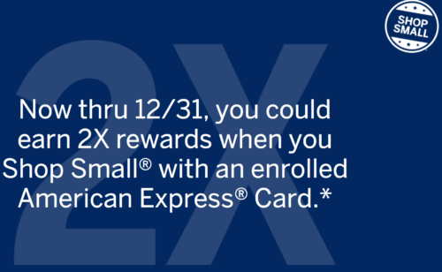 Earn double base points with your American Express card at small businesses plastiq small business