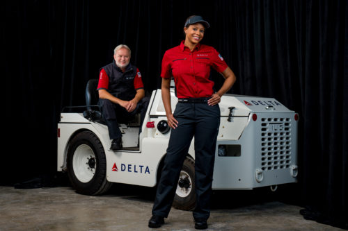 Delta's new uniform for ramp and cargo
