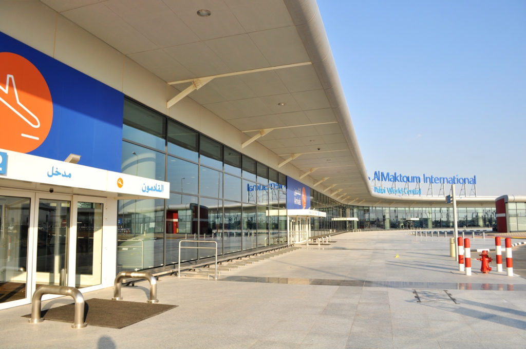 Arrivals Area of Al Maktoum Internatinoal Airport (DWC). Photo by MUC-Spotter, used with permission.