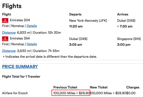 Booking my Emirates flight with Alaska pre-devaluation