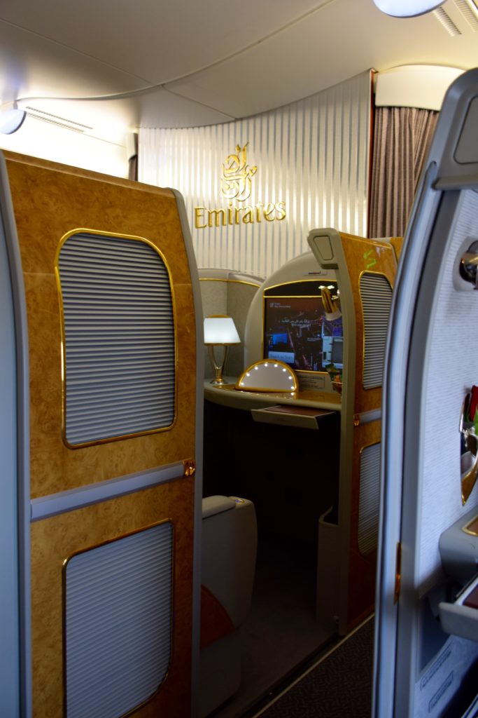 Emirates First Class A380 Cabin